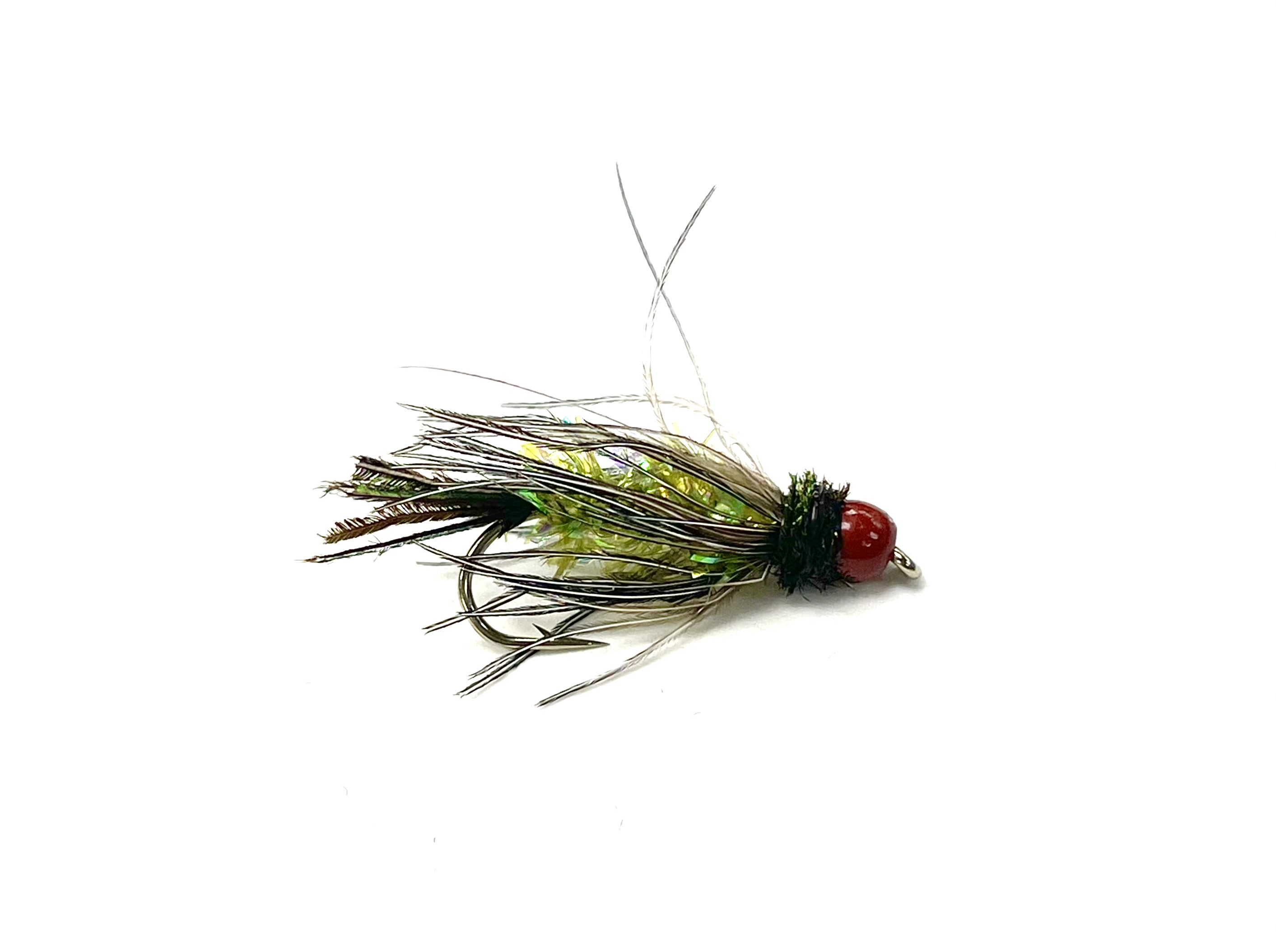 Black's Flies Brown Bead NVO Caddis Pupa - Light Olive - Size 8